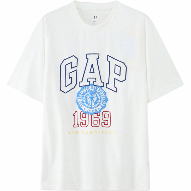 Футболка GAP с логотипом (белая)