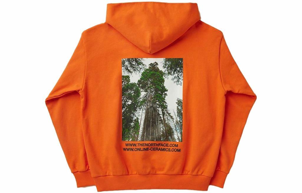 худи The North Face x Online Ceramics (оранжевая)
