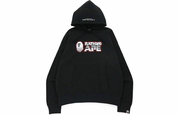 Мужское худи A BATHING APE A BATHING APE Logo (черный)