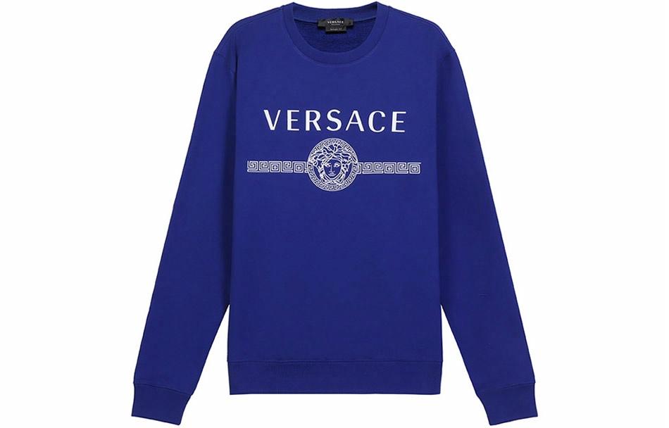 Мужское худи Versace (королевский синий)