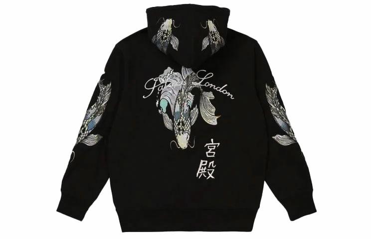 Унисекс худи Palace PALACE FW21 Carp Zip Hood Black (черная)