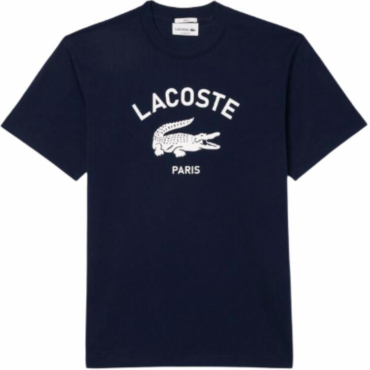 Мужская футболка LACOSTE (полуночный синий)