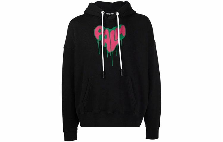 Мужское худи PALM ANGELS FW21 Logo (черное)