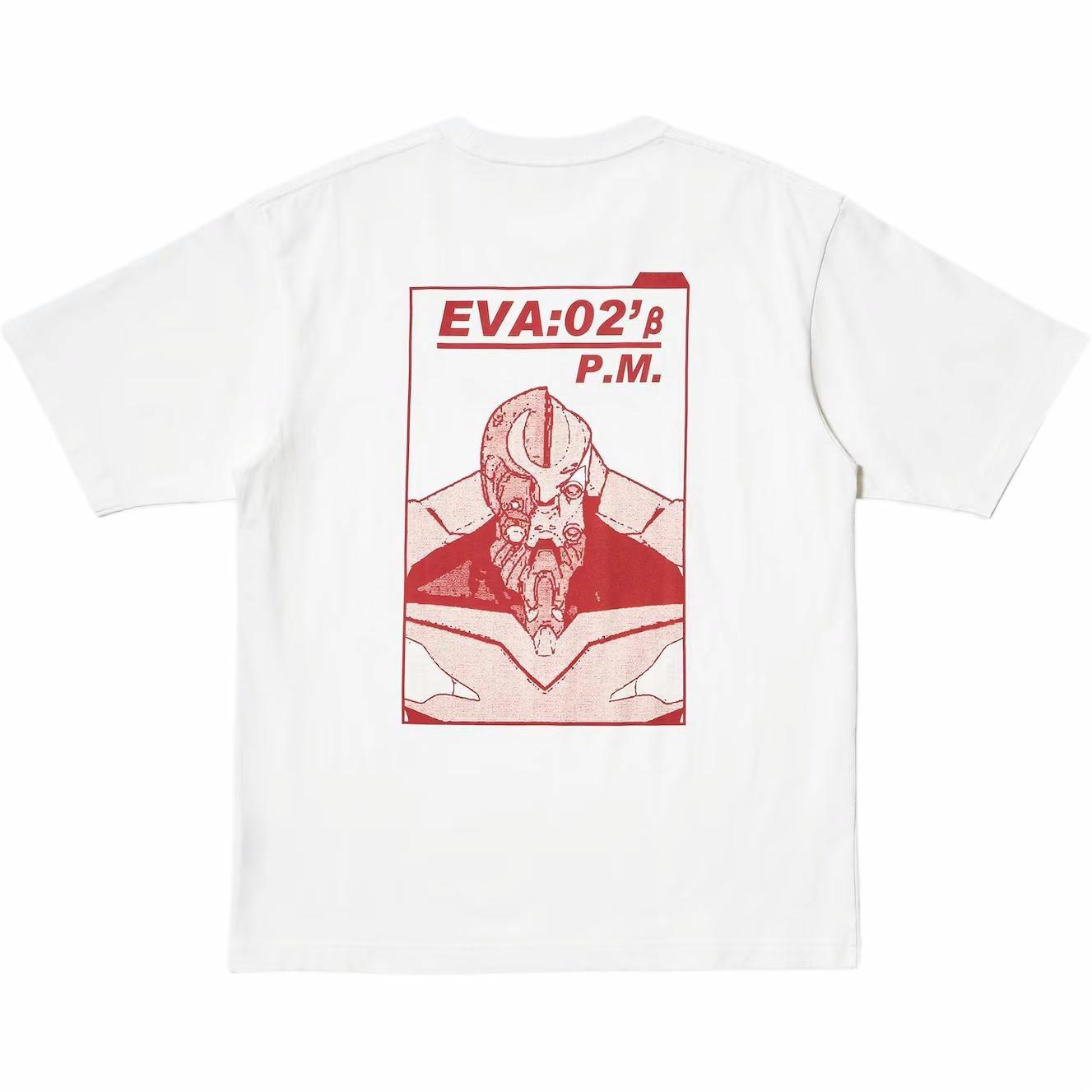 Мужская футболка UNIQLO x EVA (белая)