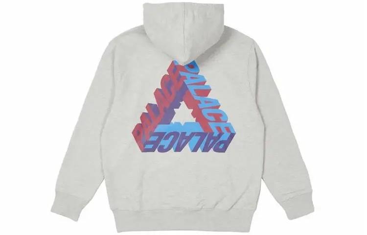 Худи Palace P-3D Hood Grey marl (серое)