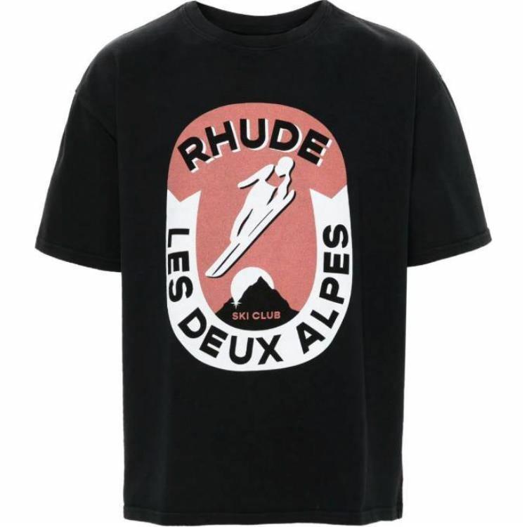 Мужская футболка RHUDE RHPF24TT020122306 (черная)