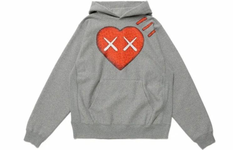 Худи Human Made HUMAN MADE x KAWS FW21 (серый)