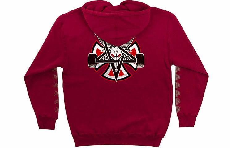 Худи Thrasher x INDEPENDENT (черное)