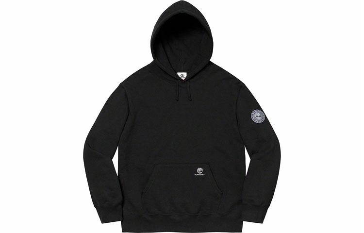 Худи Supreme FW21 x Timberland (черное)