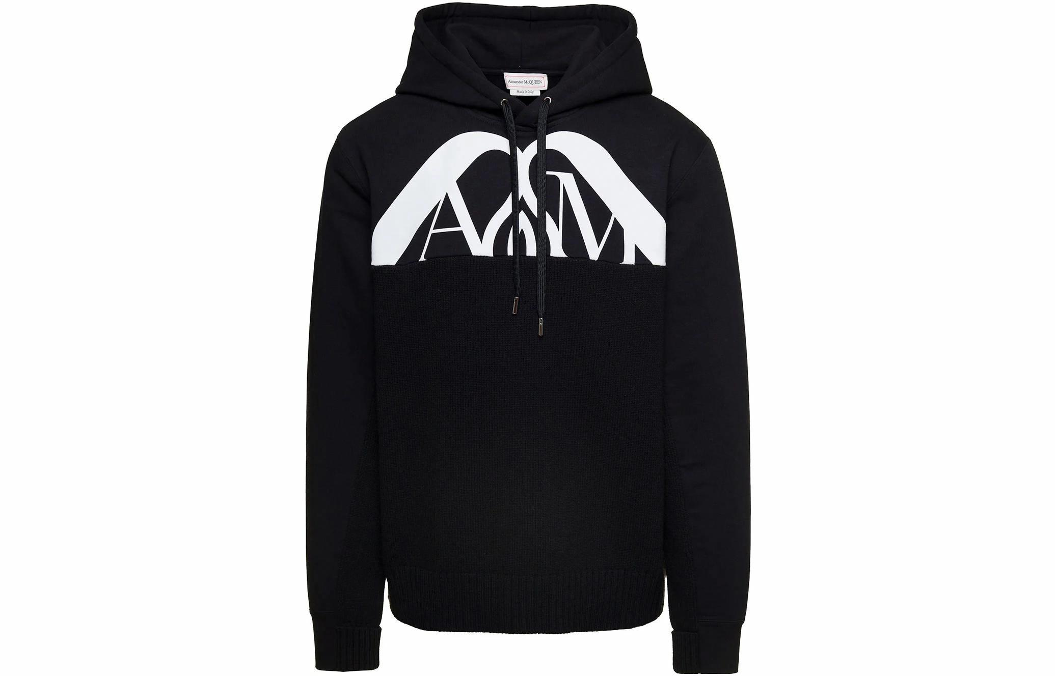 Мужское худи Alexander McQueen (черное)