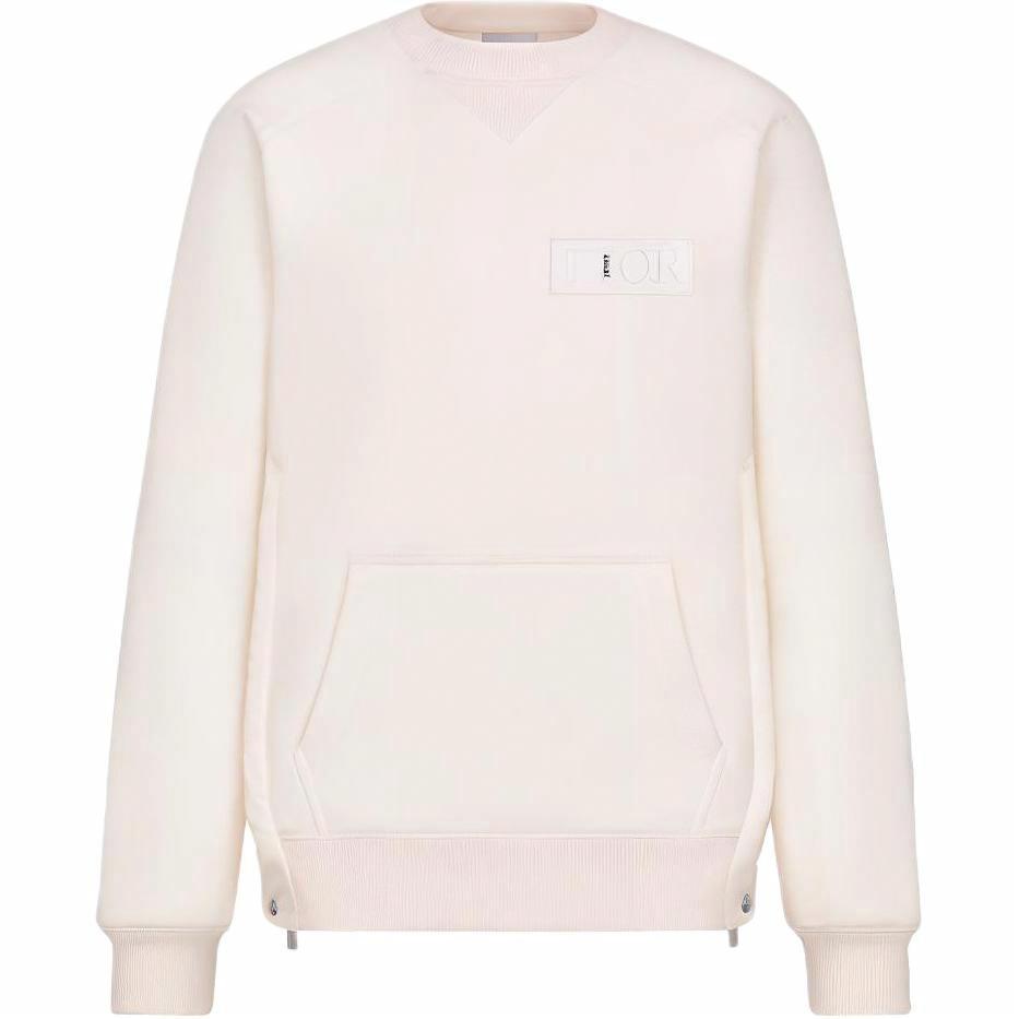 Мужское худи Dior DIOR Logo (белое)