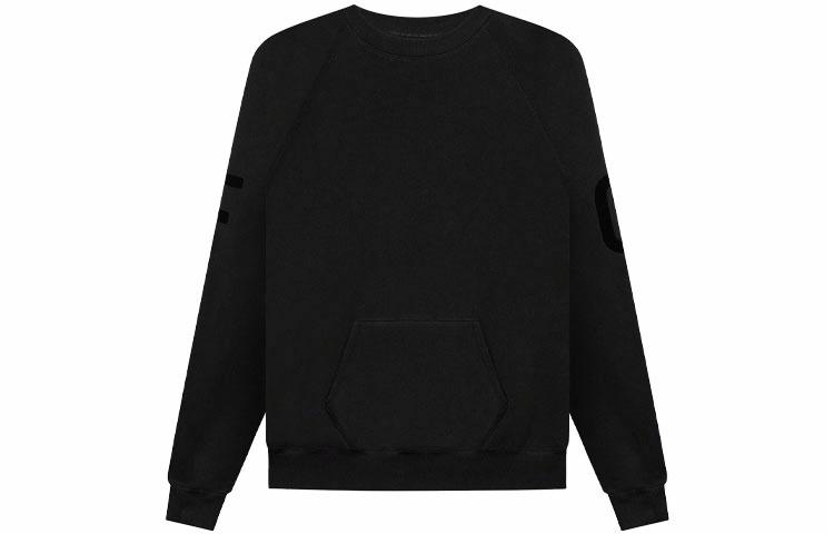 Мужское худи Fear of God FG Crewneck Sweatshirt Vintage Black (ретро-черная)