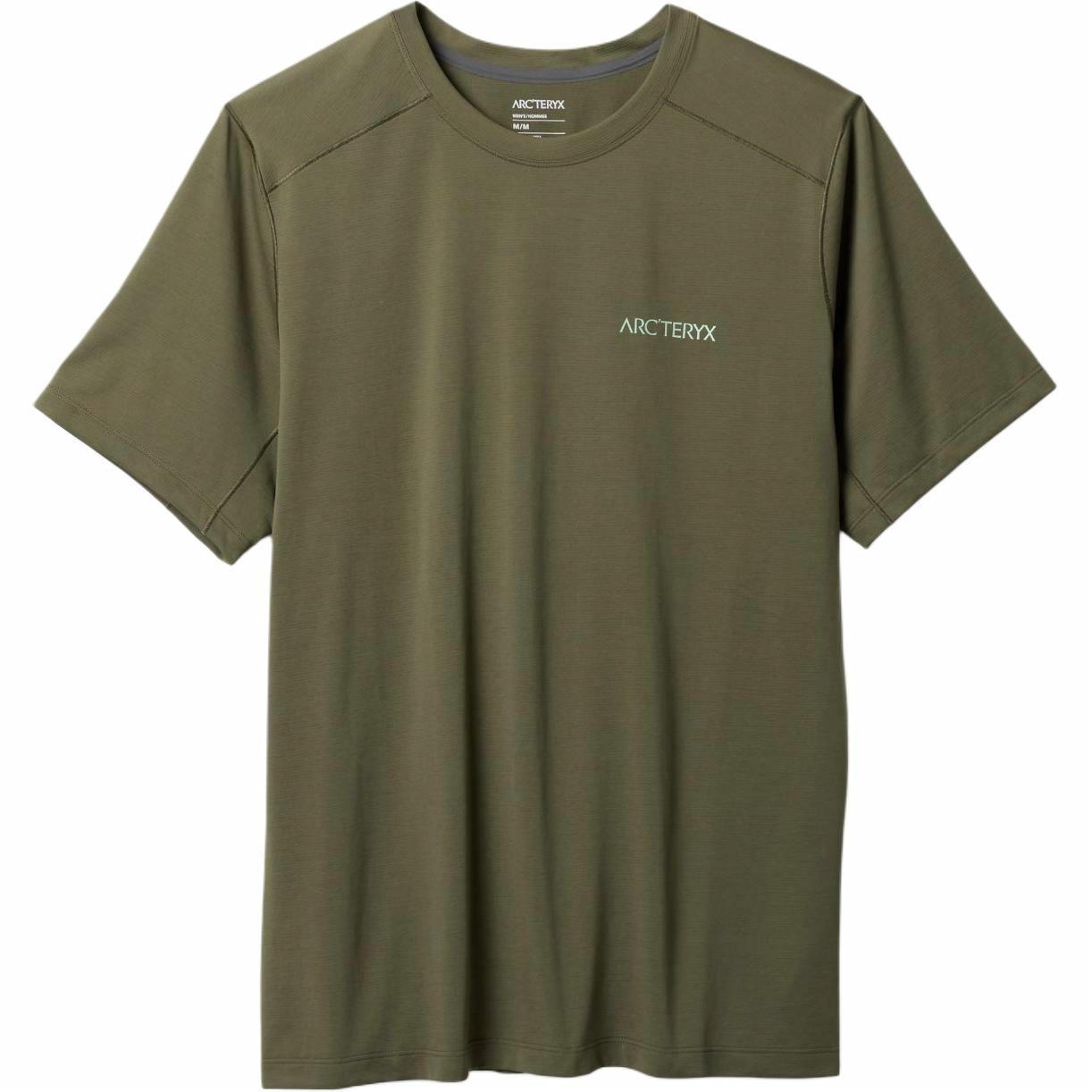 Мужская футболка Arcteryx CORMAC ARC'BIRD LOGO (коричневая)