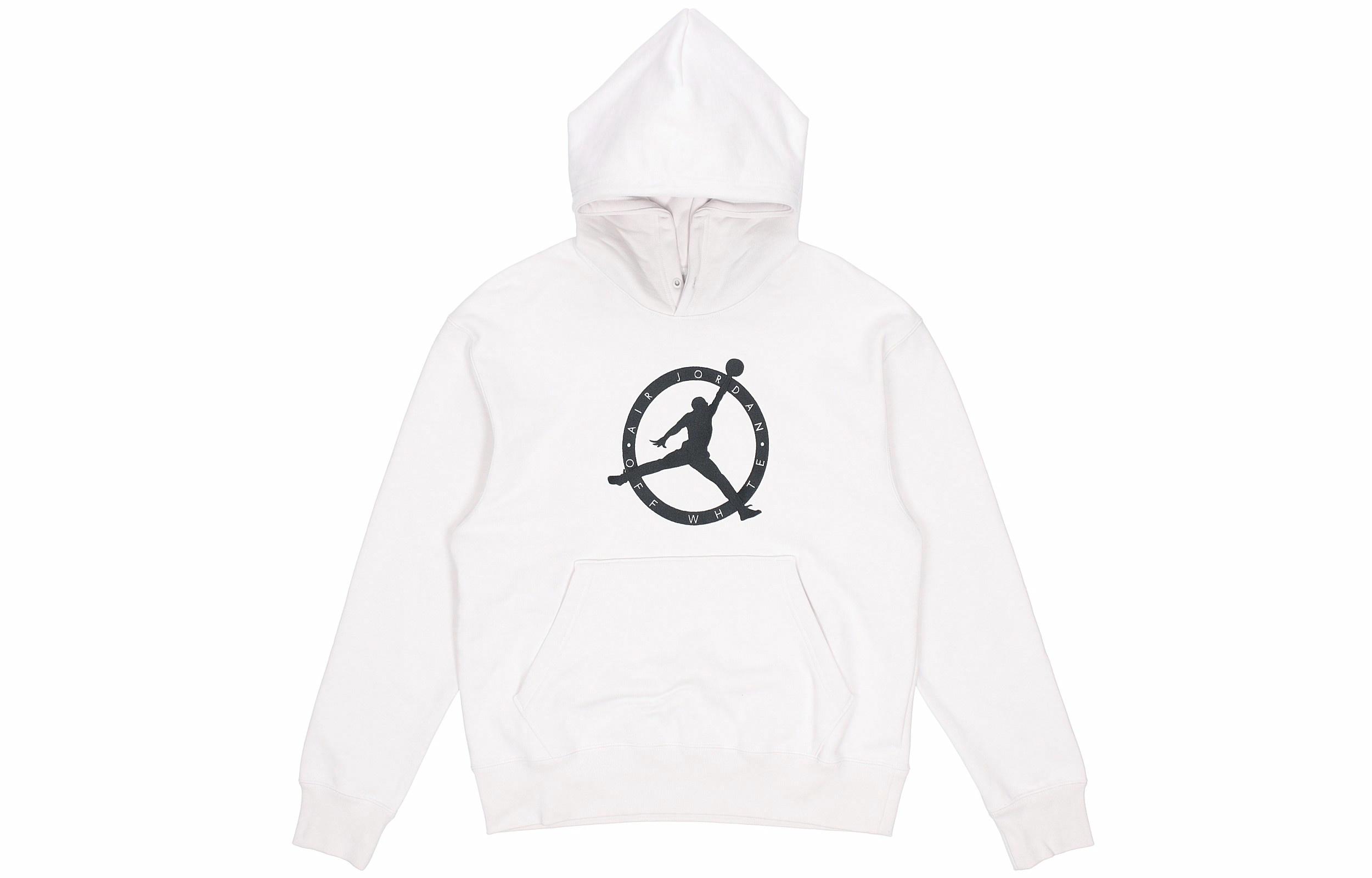 Мужское худи Jordan x OFF-WHITE (белое)