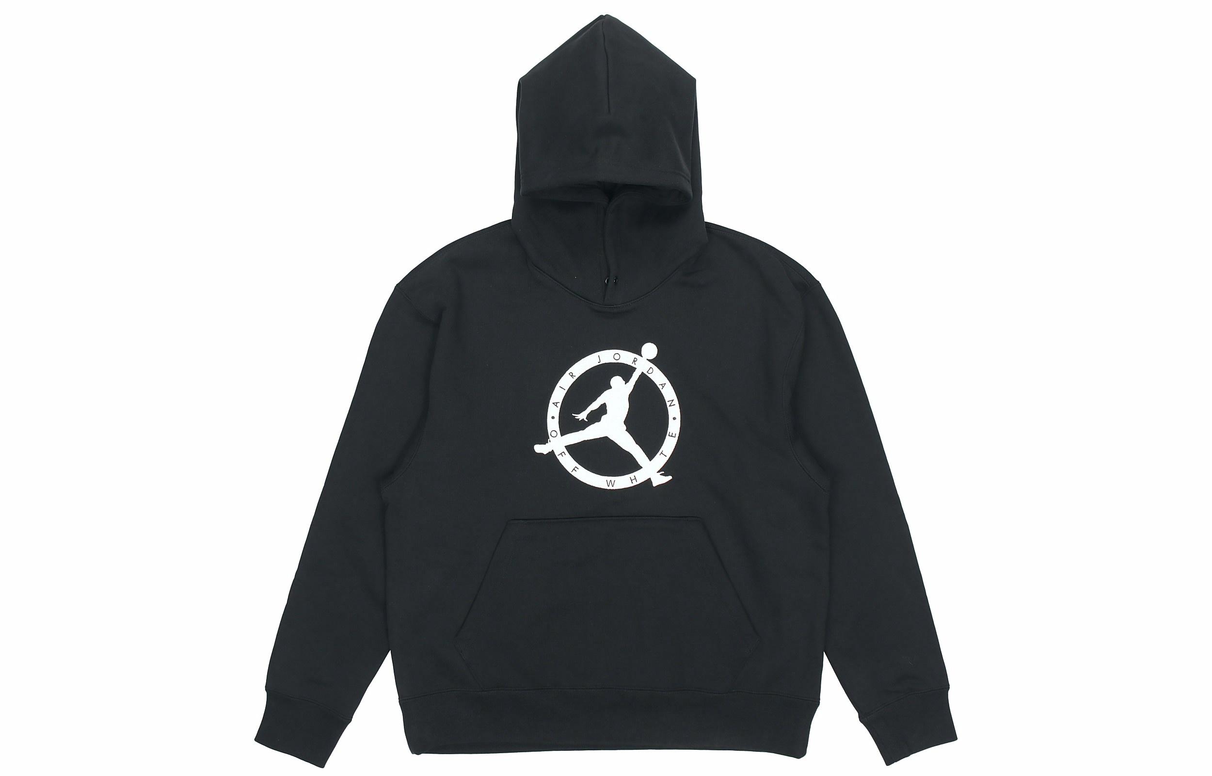 Мужское худи Jordan x OFF-WHITE Logo (черное)