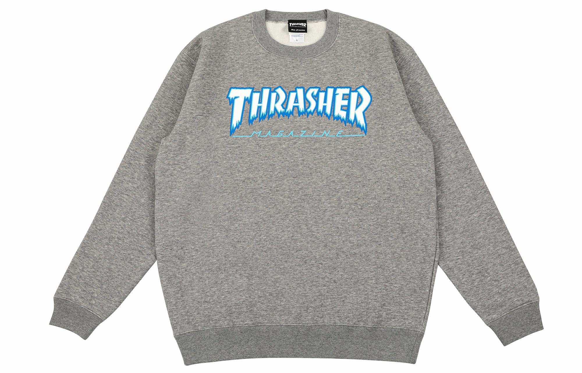 Мужское худи Thrasher Thrasher Hometown Ice Crew Logo (серое)