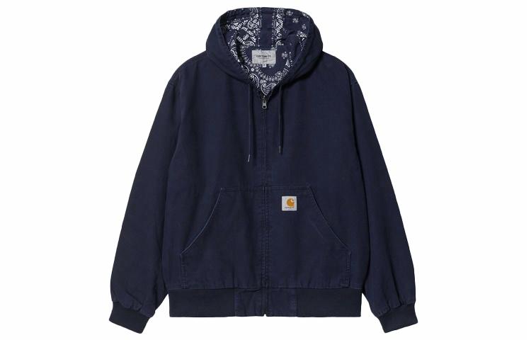 Мужское худи Carhartt WIP Bandana (синее)