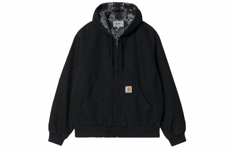 Мужское худи Carhartt WIP Bandana (черное)