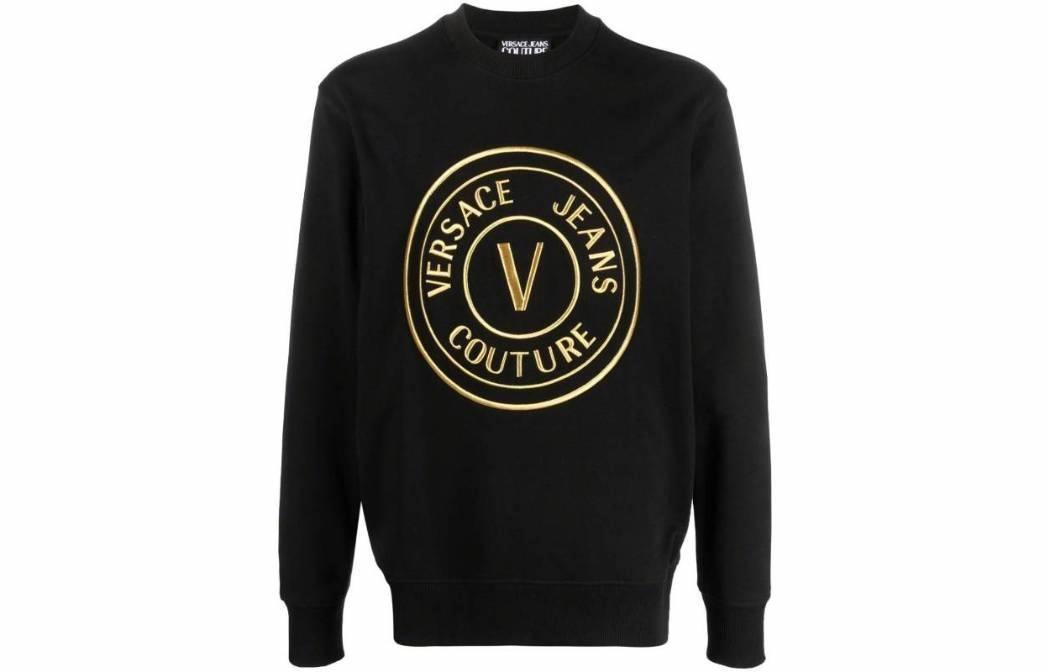 Мужское худи Versace JEANS COUTURE (черное)