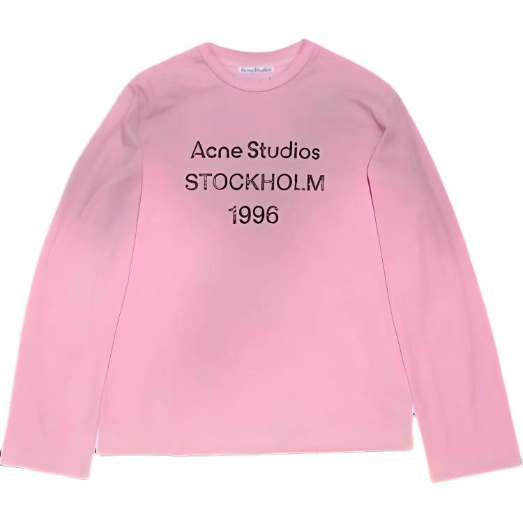 Унисекс футболка Acne Studios 1996 (розовая)