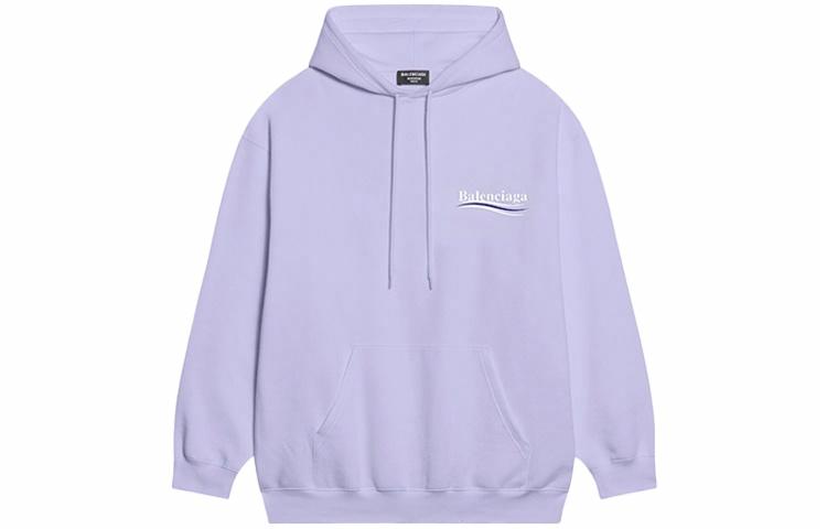 Мужское худи Balenciaga (фиолетовое)