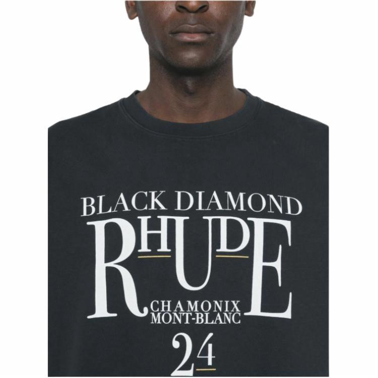Мужская футболка RHUDE RHPF24TT010122306VTG (черная) — фото 5