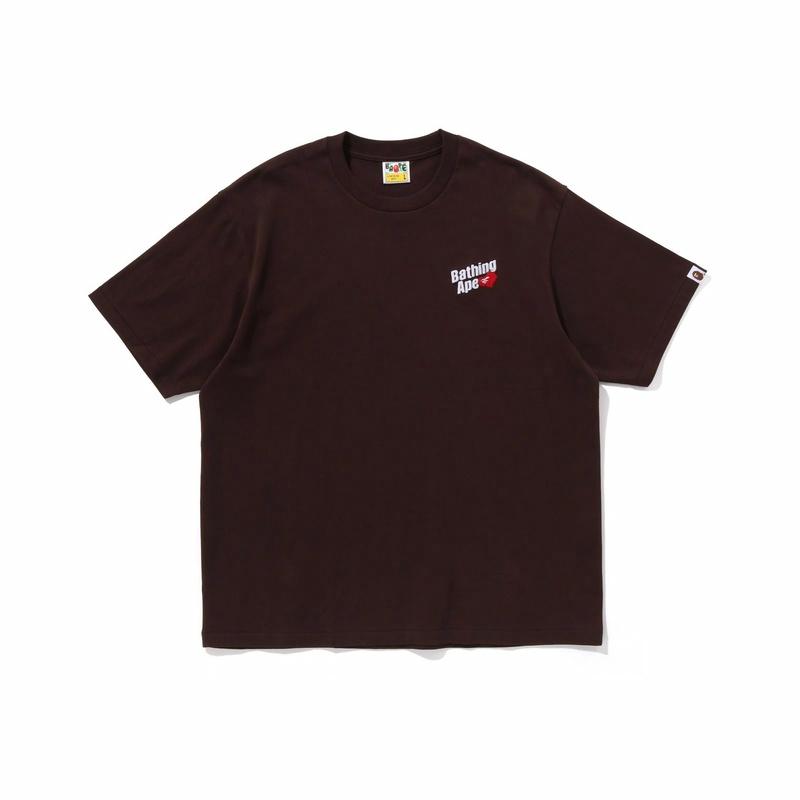 Мужская футболка A BATHING APE SS25 (белая) — фото 5