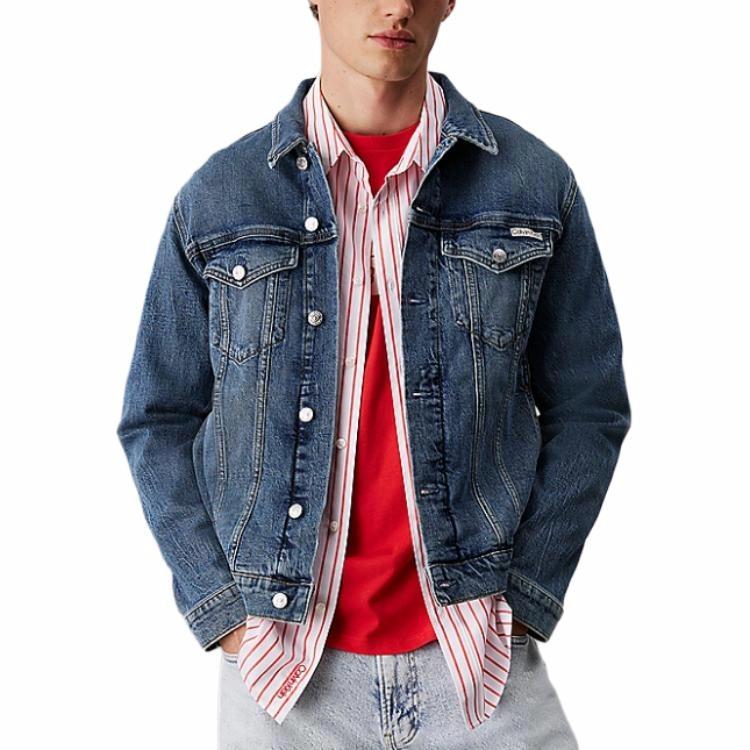 Мужская куртка Calvin Klein Denim Jacket (синяя)