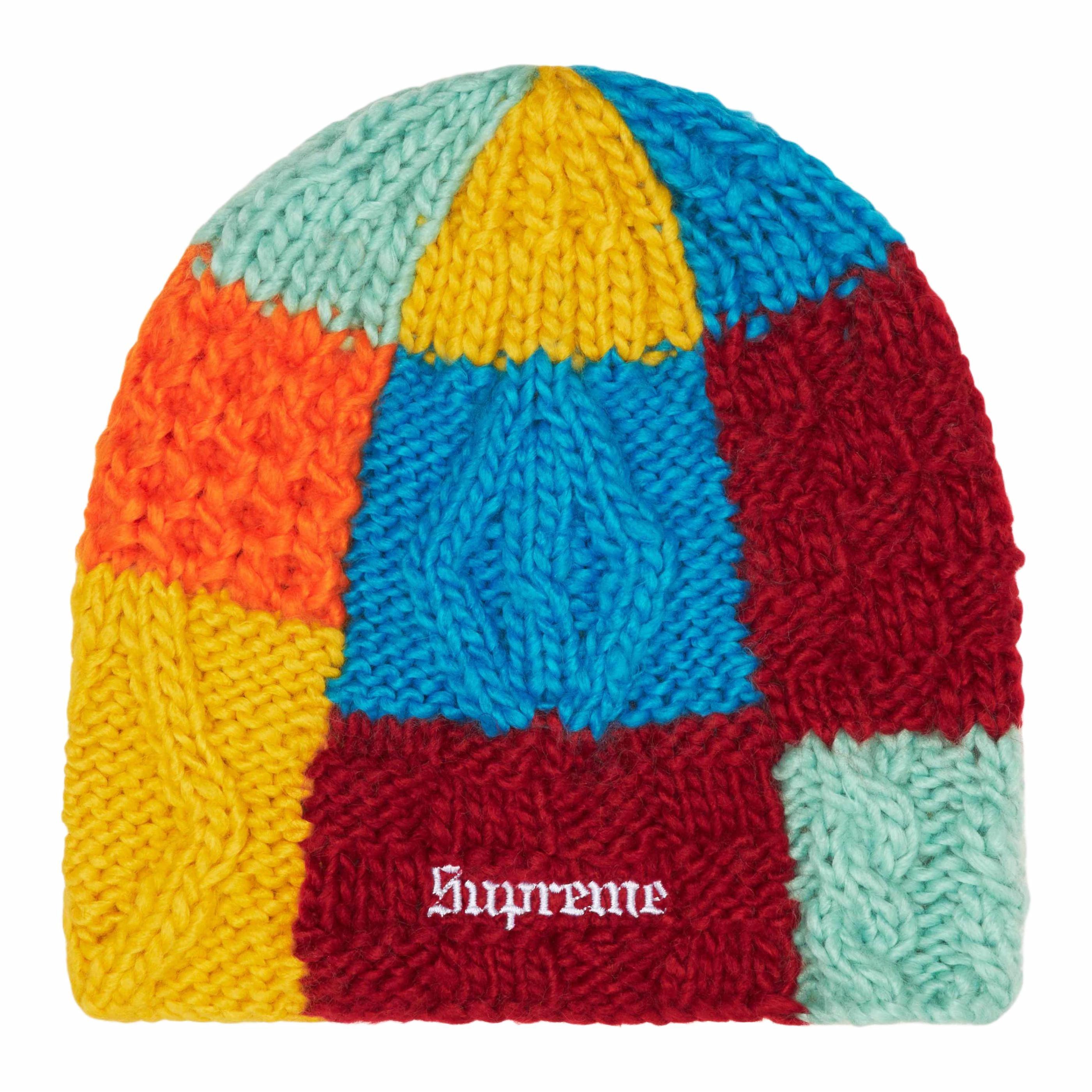 Шапка Supreme SS25 WEEK 3 Block Knit Beanie (разноцветная)