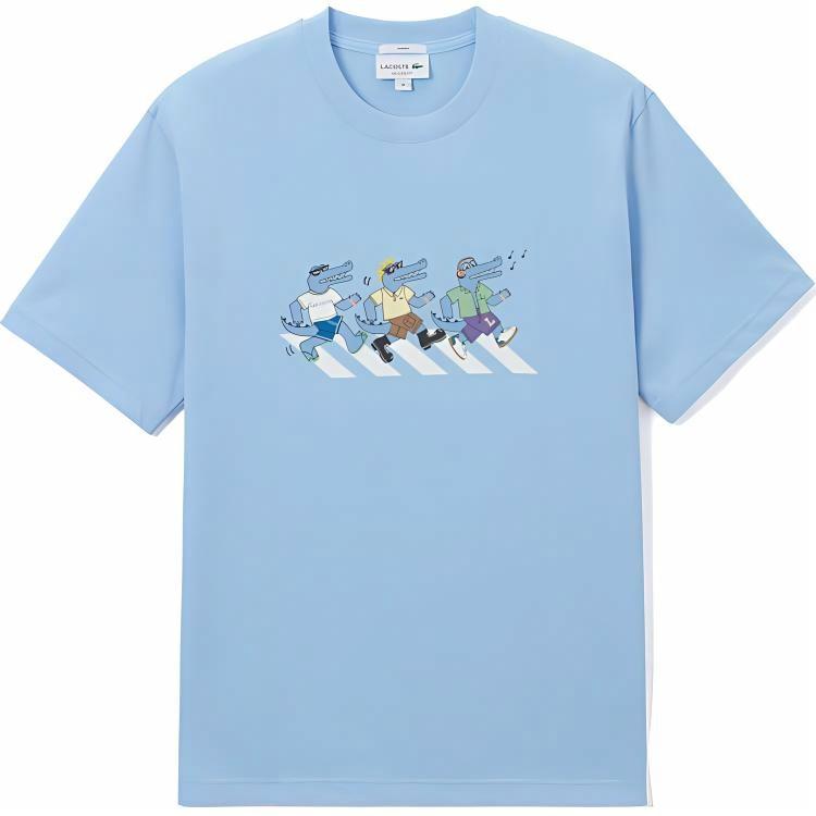 Футболка LACOSTE TH8184-HBP (голубая)