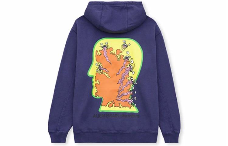 Мужское худи Brain Dead (синее)