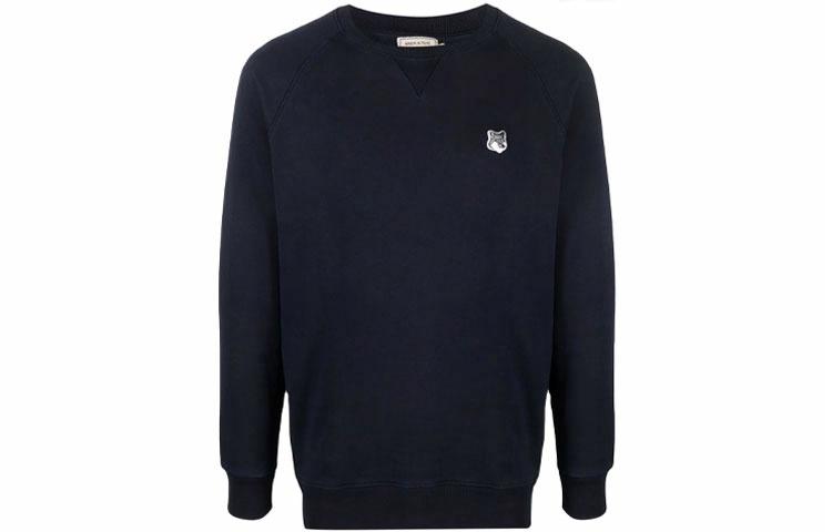 Мужской свитшот Maison Kitsune (темно-синий)