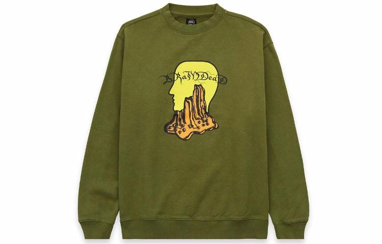 Мужской свитшот Brain Dead FW21 (зеленый)