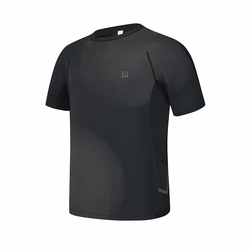 Мужская футболка Fila Striped Tee (бело-синяя)