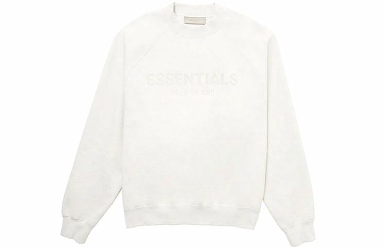 Мужское худи Fear of God Essentials FW21 Adult Pullover (бежево-серое)