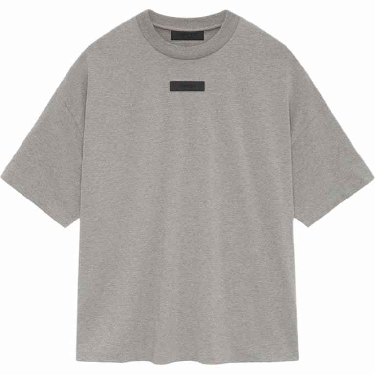 Мужская футболка Fear of God Essentials 2024 S /S Tee Heather Grey (вересковый серый)