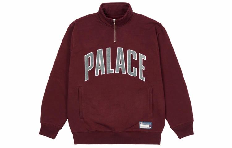 Худи Palace Ultimo 1/4 Zip (красное)