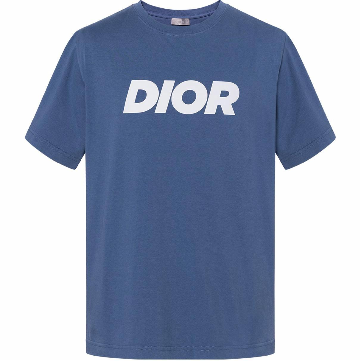 Мужская футболка Dior SS24 (синяя)