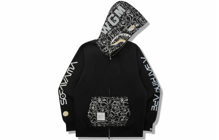 Худи A BATHING APE x Hajime Sorayama (черное)