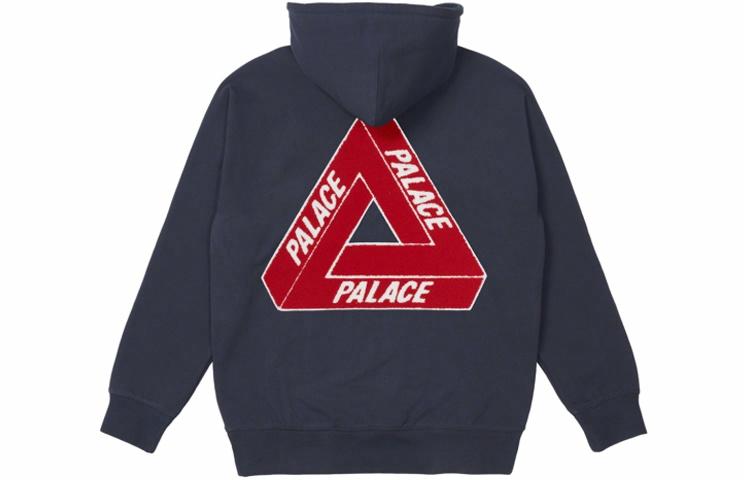 Мужское худи Palace ULTIMO Tri-chenille Hood (темно-синее)