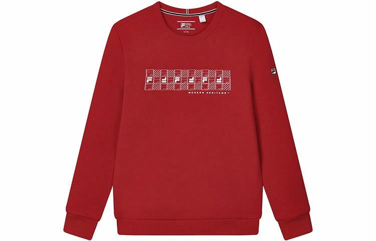 Мужское худи Fila Logo Embroidery (красное)