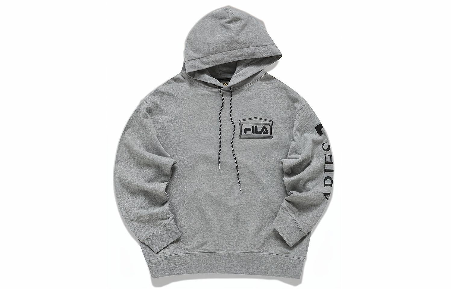 Худи Fila FILA FUSION FILA x ARIES Logo (серое)