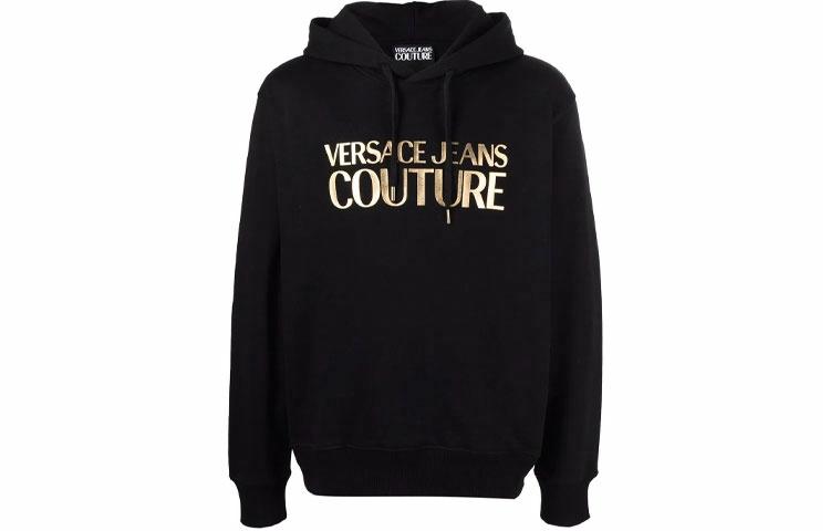 Мужское худи Versace Jeans Couture Logo Print (черное)