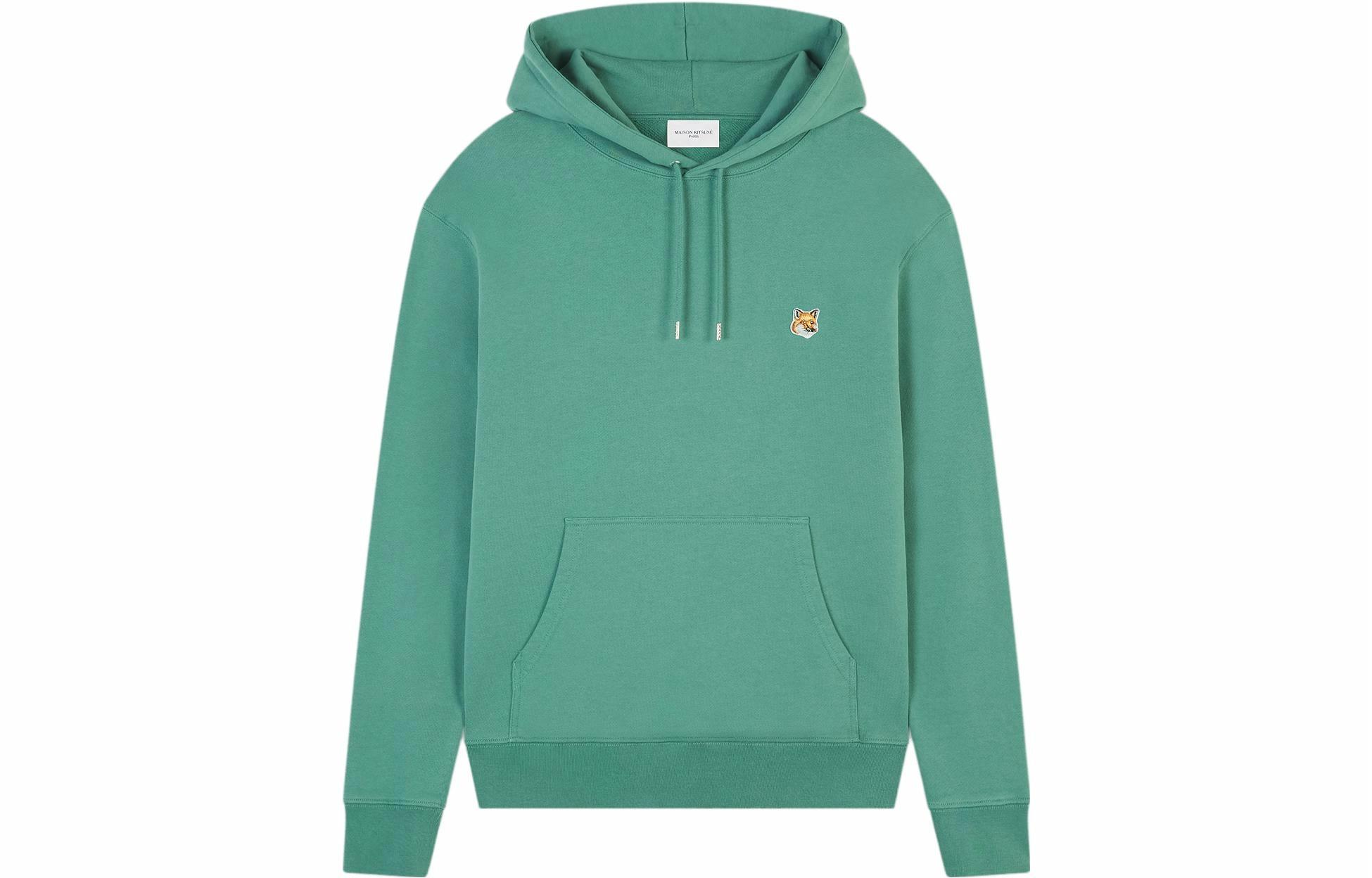 Мужское худи Maison Kitsune (серо-синее)