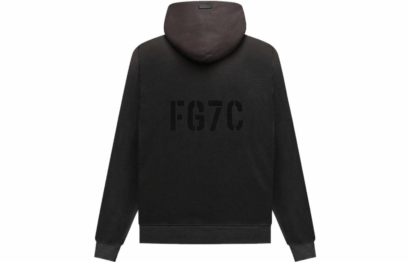 Мужское худи Fear of God FG7C Hoodie (черное)