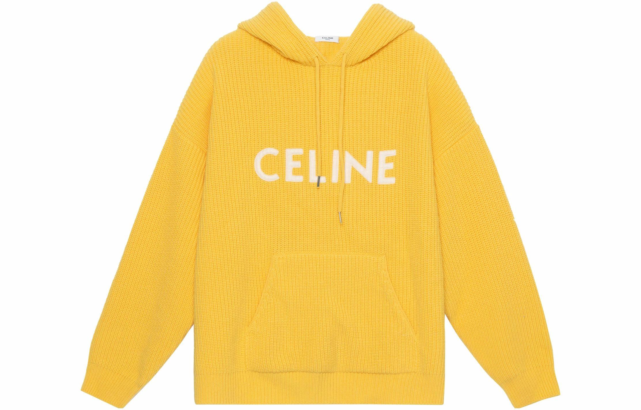 Мужское худи CELINE CELINE SS22 Logo (желтый)