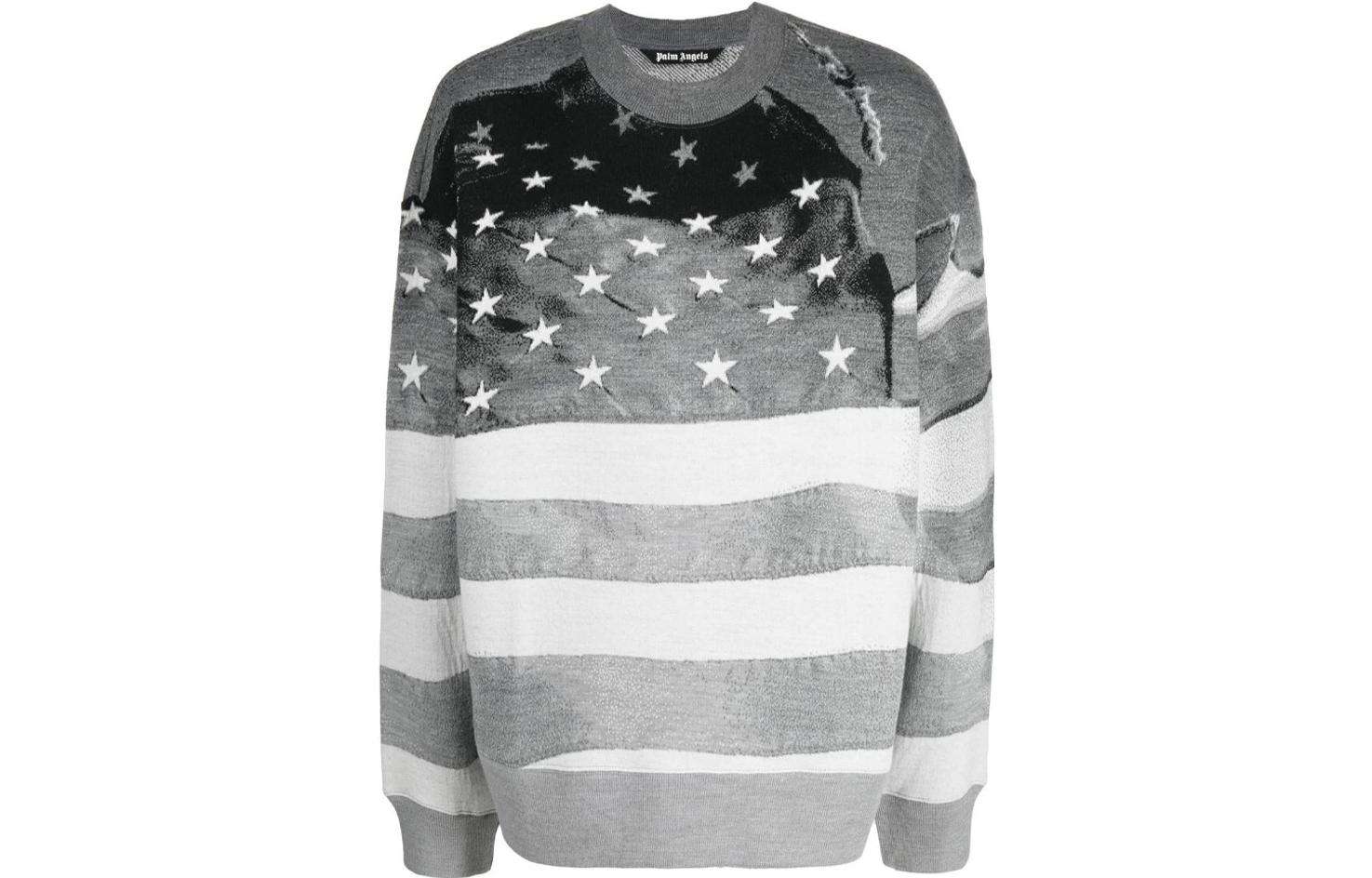 Palm Angels stars and stripes-print sweatshirt