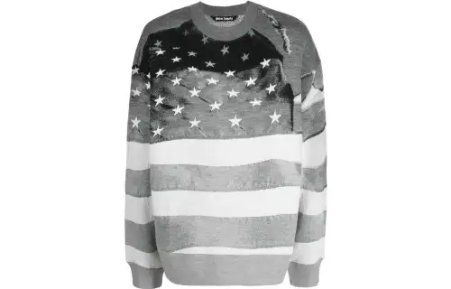 Palm Angels stars and stripes-print sweatshirt