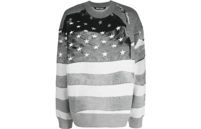 Palm Angels stars and stripes-print sweatshirt