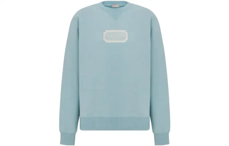 DIOR Homme Logo Patch Crewneck Sweatshirt